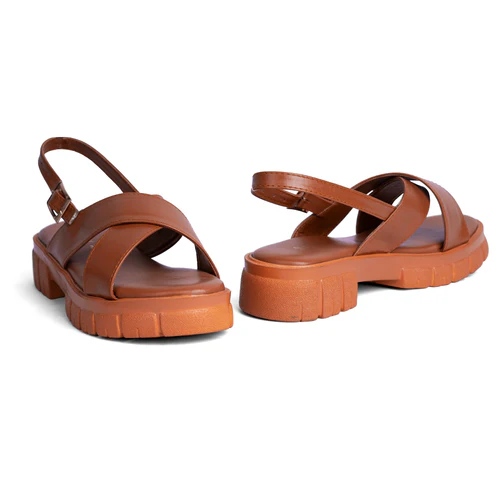 Casual Luxe – Premium Brown Sandals for Daily Wear