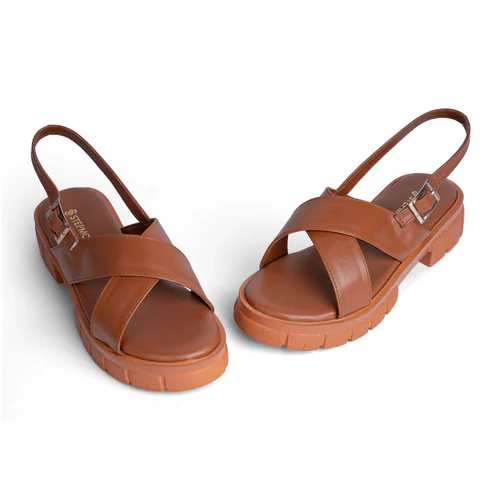 Casual Luxe – Premium Brown Sandals for Daily Wear