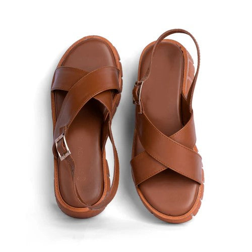 Casual Luxe – Premium Brown Sandals for Daily Wear