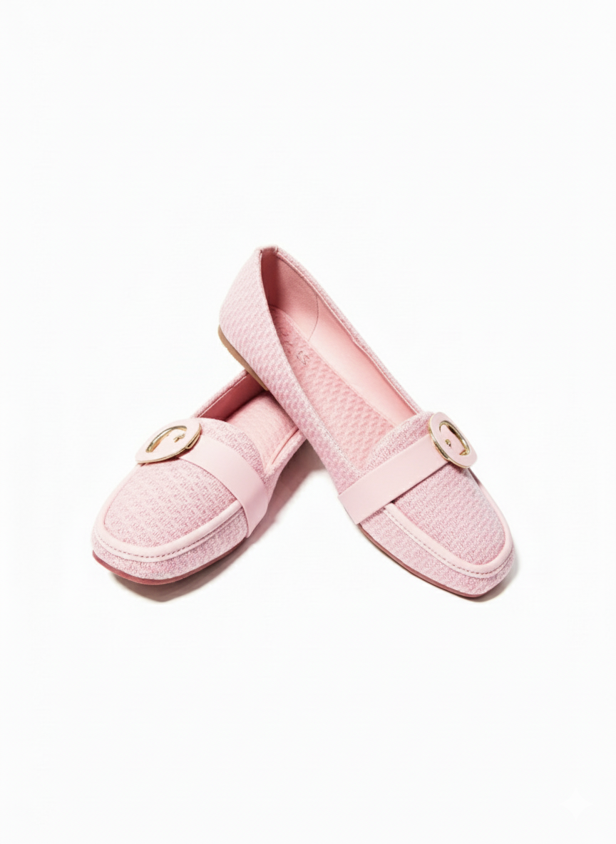 Elegant Light Pink Flats for Women