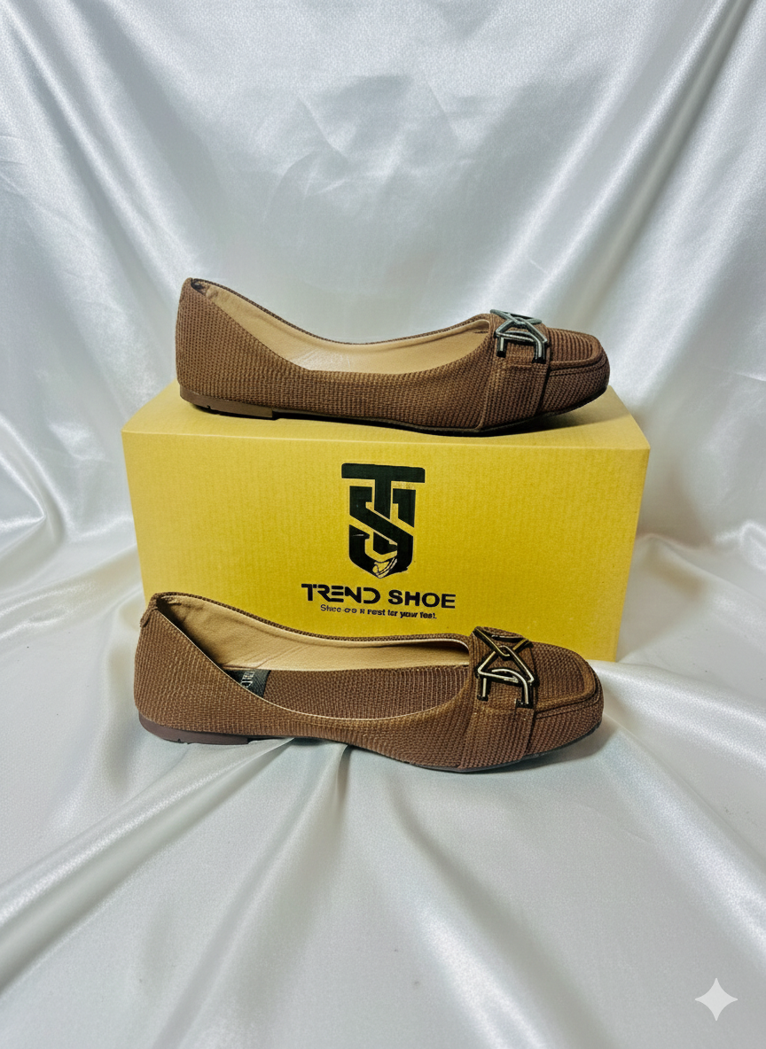 Deep Choclate Loafer-Style Flats