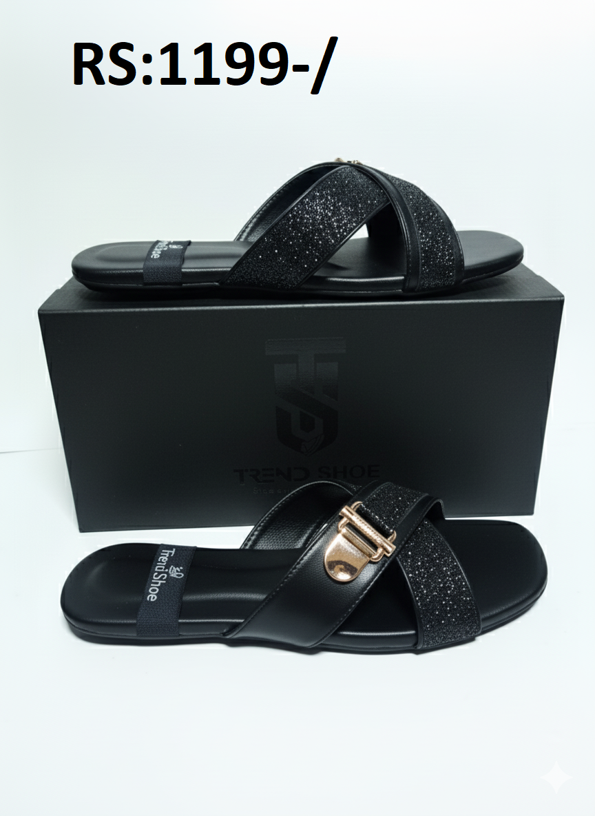 Maroon Spark – Elegant Glitter Chappals for Trendy Women