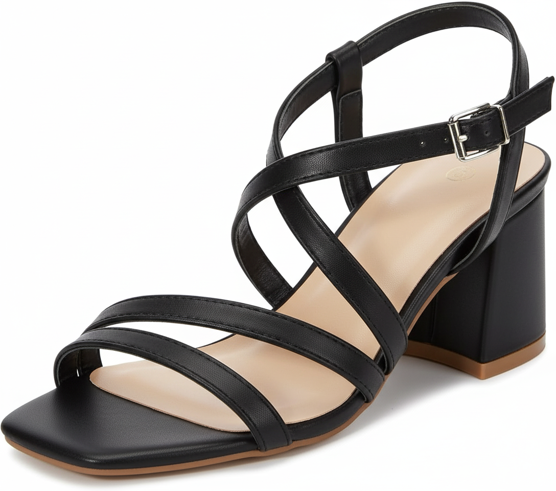 B Elegant Soft Heel Sandals for Women – Stylish & Comfortable