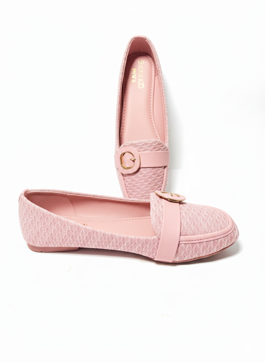 Elegant Dark Mahroon Flats for Women