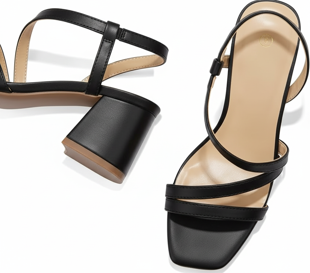 B Elegant Soft Heel Sandals for Women – Stylish & Comfortable