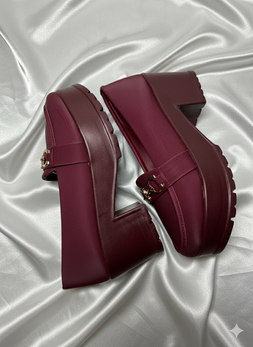 Earthy Block Heel Loafers