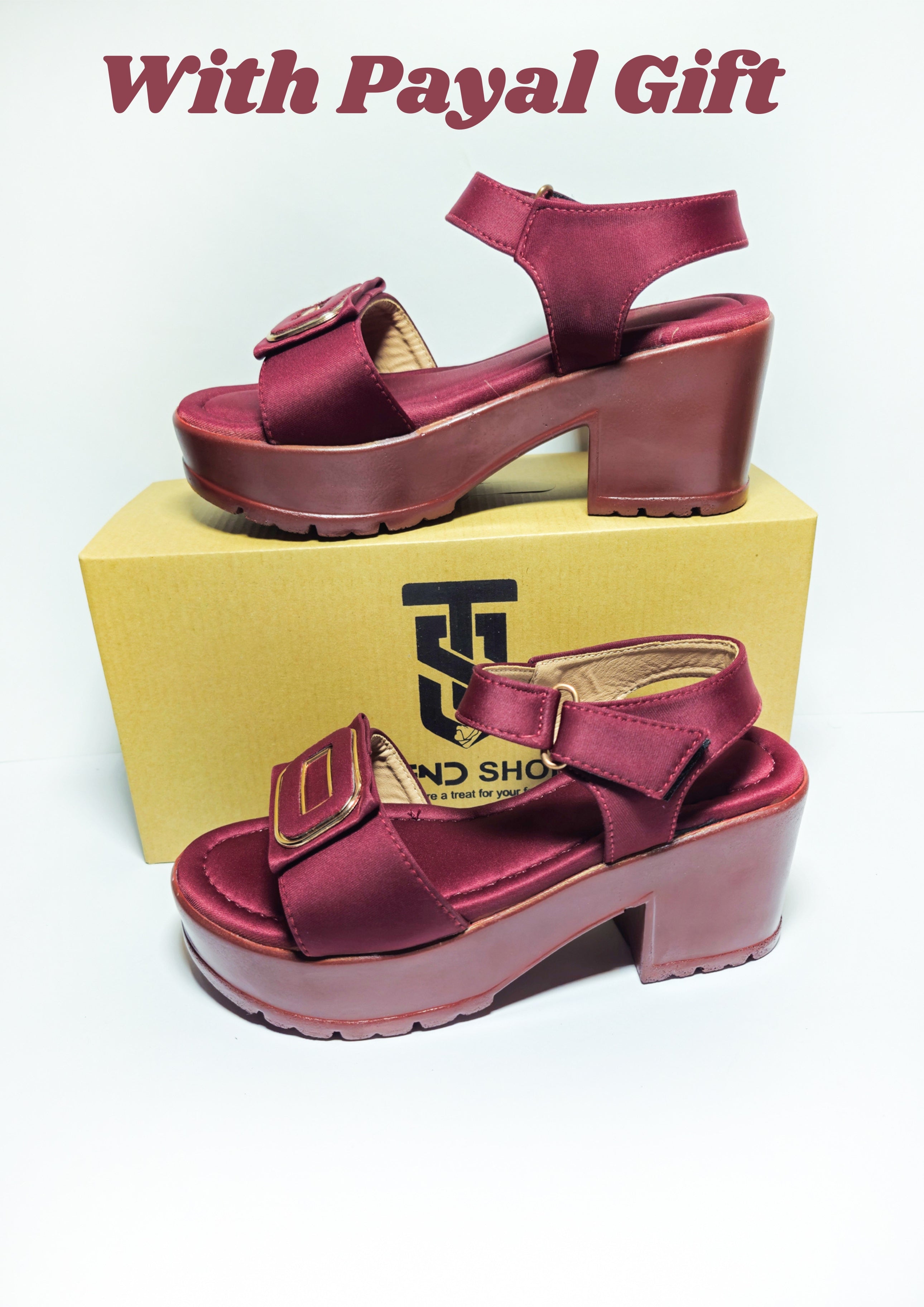 Trendy Bed Sole Heel Sandals for Women PO Sole