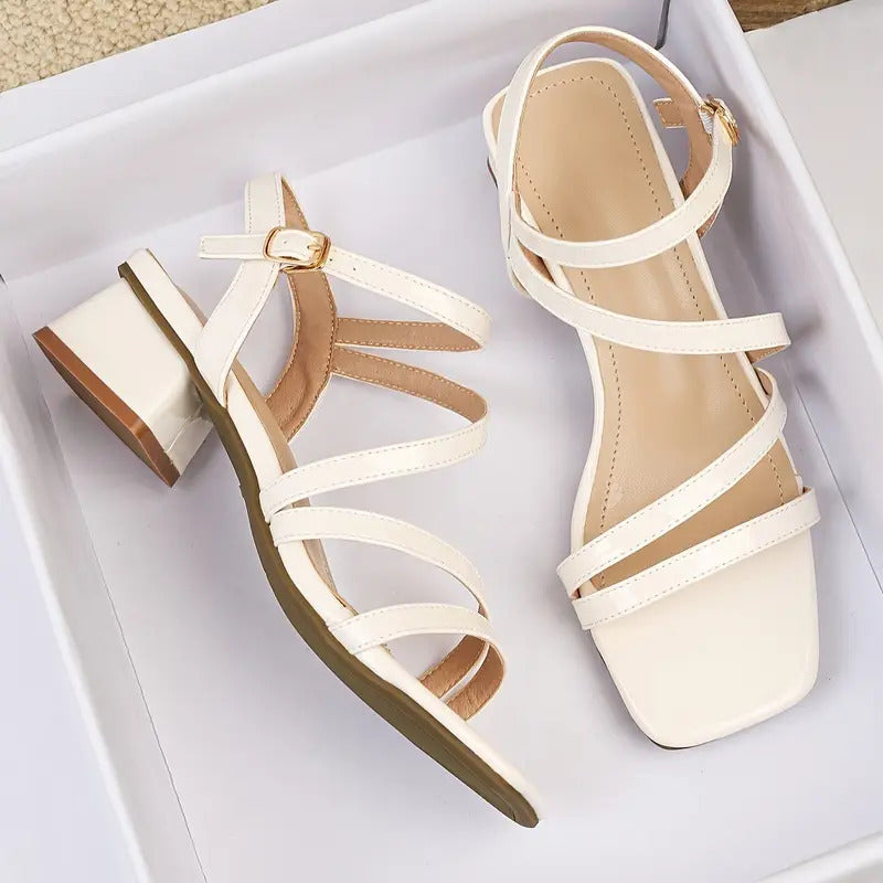 B Elegant Soft Heel Sandals for Women – Stylish & Comfortable