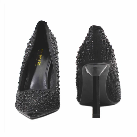 Dazzling  Stiletto Pumps with All-Over Crystal Embellishment.
