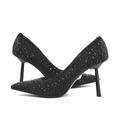 Dazzling  Stiletto Pumps with All-Over Crystal Embellishment.