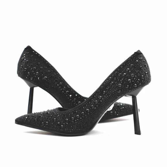 Dazzling  Stiletto Pumps with All-Over Crystal Embellishment.