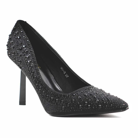 Dazzling  Stiletto Pumps with All-Over Crystal Embellishment.